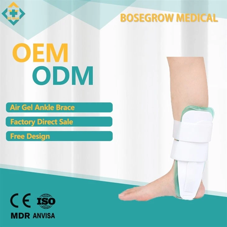 Gel pad ankle splint